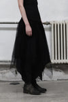 Marc Le Bihan 2590 Collection of Triple Tulle Silk Skirts Handmade in France MLB-2590-HEI Black